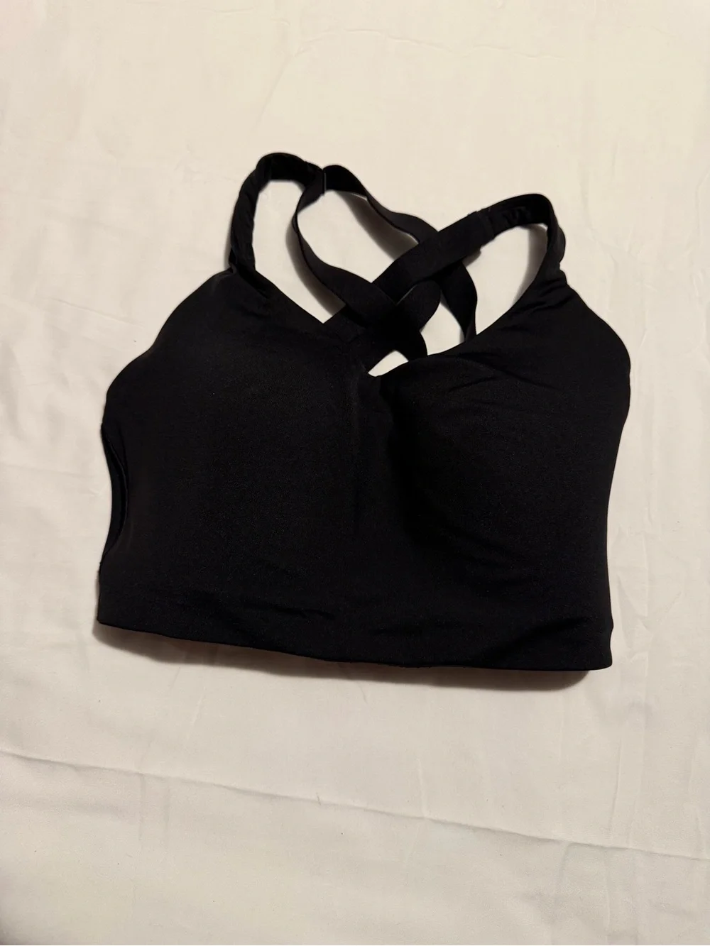 lululemon athletica Black Crisscross Strappy Sports Bra